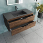 База под раковину Chiara 2D 1000 подвесная, 2 выкатных ящика soft-close, С.Oak