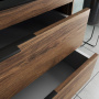 База под раковину Chiara 2D 1000 подвесная, 2 выкатных ящика soft-close, С.Oak