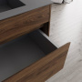 База под раковину Chiara 800 подвесная, 1 выкатной ящик soft-close, C.Oak