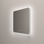 Зеркало LED VLM-3BE8008-2 800х800 c сенсорным выключателем и диммером, антизапотевание