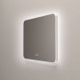 Зеркало LED VLM-3BE9007-2 900х700 c сенсорным выключателем и диммером, антизапотевание