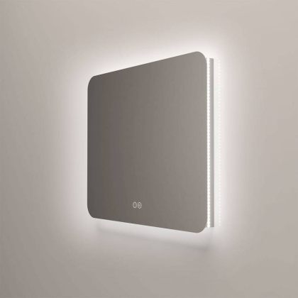 Зеркало LED VLM-3BE1007-2 1000х700 c сенсорным выключателем и диммером, антизапотевание