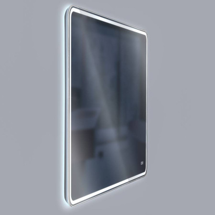 Зеркало LED VLM-3VC1007-2 1000х700 c сенсорным выключателем и диммером, антизапотевание