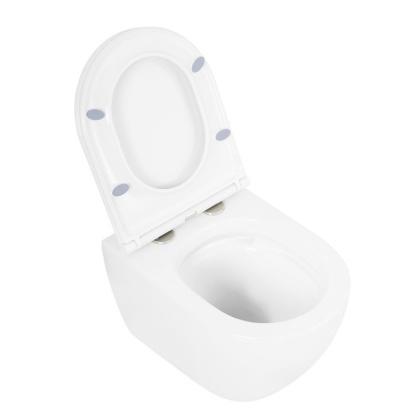 Сиденье с металлическими креплениями, системой Soft close CZR-870-SC
