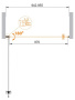 Душевая дверь BelBagno ECO-O-B-1-95-C-Cr