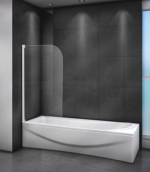 RELAX-V-1-80/140-C-Bi Шторка на ванну Условные размеры, мм:800х1400 Габариты с диапазоном регулировок, мм:(790-800)х1400 