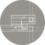 SLIDER-R-2-90/100-GRIGIO-NERO Душевой уголок