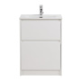 Тумба с раковиной напольная BelBagno KRAFT 39 80 Rovere Tabacco, раковина белая