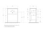 Тумба с раковиной напольная BelBagno KRAFT 39 80 Rovere Tabacco, раковина белая