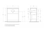 Тумба с раковиной напольная BelBagno KRAFT 39 80 Rovere Tabacco, раковина белая