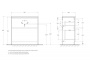 Тумба с раковиной напольная BelBagno KRAFT 39 80 Rovere Tabacco, раковина белая