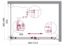 Душевой уголок BelBagno ACQUA-AH-1-130/100-C-Cr