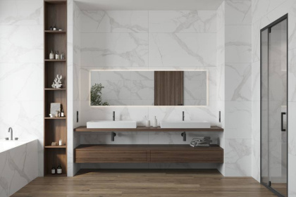 Керамогранит Statuario Cara Satin 80х160