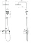 Душевая стойка Rim VSFS-2RM1BG с изливом, брашированное золото
