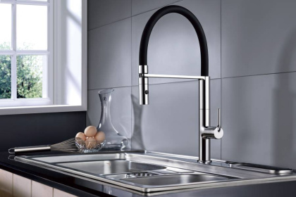 Смеситель для кухни Vincea VKF-114CH, хром
