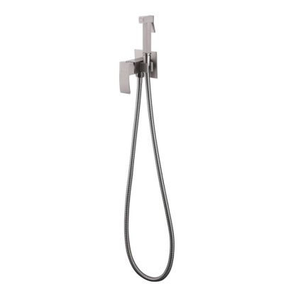 Смеситель ABBER Wasserfall AF8625SP с гигиеническим душем, сатин