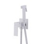 Смеситель ABBER Daheim AF8226W с гигиеническим душем,белый матовый