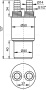 Переходная муфта HT 40/50×G1/2"