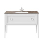 Тумба PLAZA Classic Neo напольная с ящиком 120, белая матовая PL.CN.120.1\WHT.M