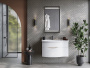 Тумба RIVA 100 см левая, белая матовая RV.100Lh\WHT.M