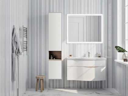 Тумба RIVA 100 см правая, белая матовая RV.100Rh\WHT.M