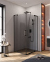 Душевой уголок CEZARES SLIDER-AH-2-80/90-100/110-GRIGIO-NERO