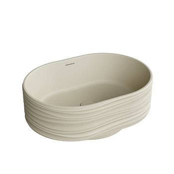 Раковина ARTBASIN Sabbia накладная 50, песочная матовая SA.wb.50\SAN