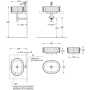 Раковина ARTBASIN Vento накладная 50, белая матовая VE.wb.50\WHT.M
