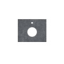 Столешница из керамогранита Роверелла 60x48, темно-серая, CN60.DL501320R