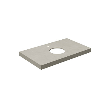 Столешница из керамогранита Про Чементо 80x48, бежевая матовая, CN80.DD506920R