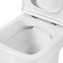 AURORA Чаша унитаза с сиденьем дюропласт soft close, P-trap BB8604CPR/SC