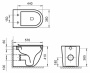 Чаша приставного унитаза BelBagno SFERA-R BB2141CBR