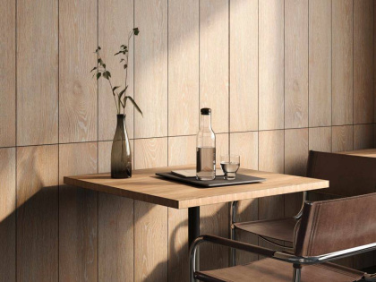 Комплект (Ступень KW01 (33x120) структур. (прямоугол. бортик) без насечек + Подступенок (14,5x120))