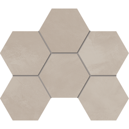 Мозаика GF02 Hexagon 25x28,5 непол.