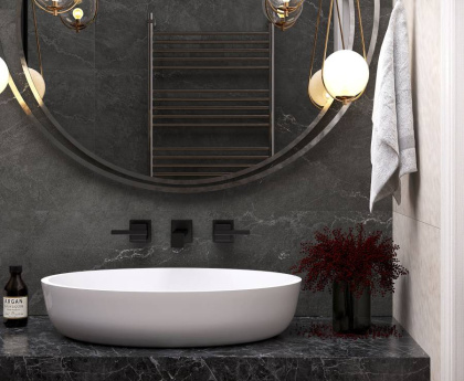 Керамогранит К20_12 Laparet Leda Black (120смх60смх9мм) (2шт_1,44м2) карвинг, м2