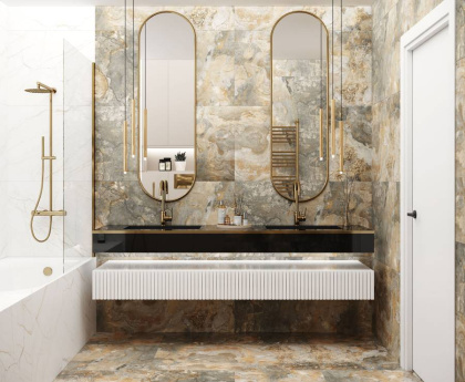 Керамогранит К21_11 Laparet Oberon Green (60смх60смх9мм) (4шт_1,44м2) структурный, м2