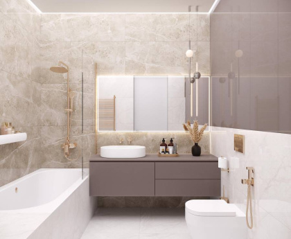Керамогранит K25_8 Obsidian taupe (120смх60смх9мм) (2шт_1,44м2) Полир, м2