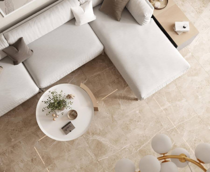 Керамогранит K25_8 Obsidian taupe (120смх60смх9мм) (2шт_1,44м2) Полир, м2