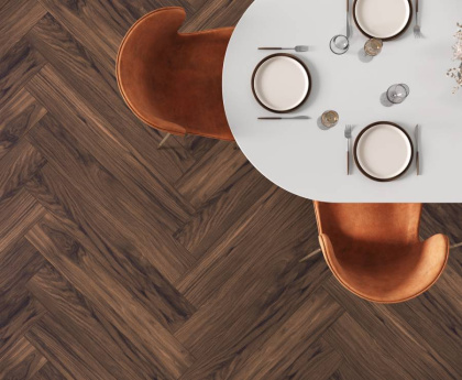 Керамогранит L5_13 Wenge cinnamon темно-коричневый (120смх20смх0,92мм) (5шт_1,2м2) матовый структурн, м2