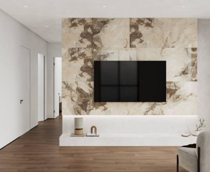 Exence Beige Керамогранит бежевый 80х80 полированный