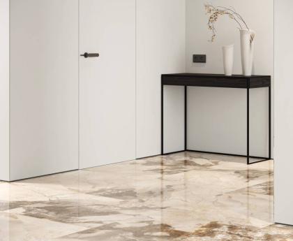 Exence Beige Керамогранит бежевый 80х80 полированный