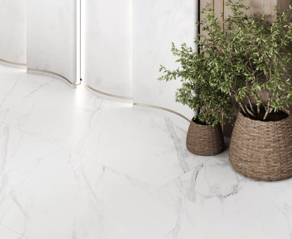 Airy White Керамогранит белый 80х160 матовый карвинг