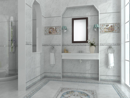 Керамогранит Laparet Calacatta Roma полированный 60х120 (2шт_1,44м2), м2