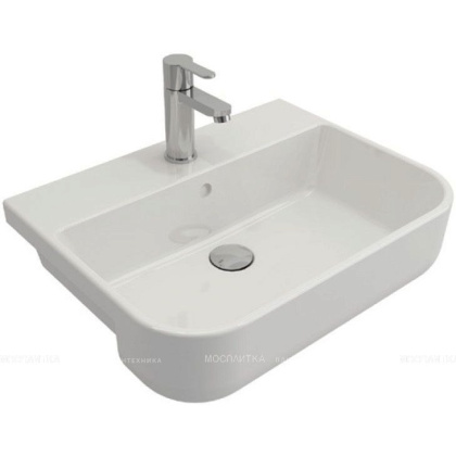 Раковина Milano размер  56x43 см , цвет белый, 1303-001-0126, шт