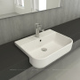 Раковина Milano размер  56x43 см , цвет белый, 1303-001-0126, шт
