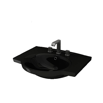 Раковина Verona Lavabo 65, черная 1043-005-0126, шт
